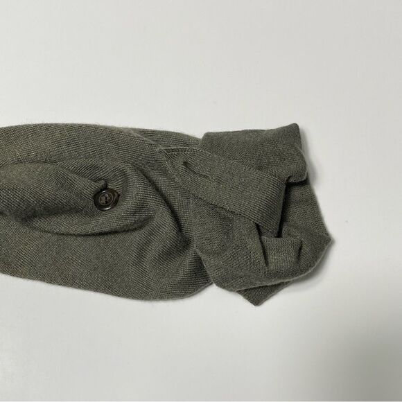 Ann Taylor Cashmere Blend Faux Wrap Front W/ Buttons Knit Sweater Women's XXS - Picture 3 of 16